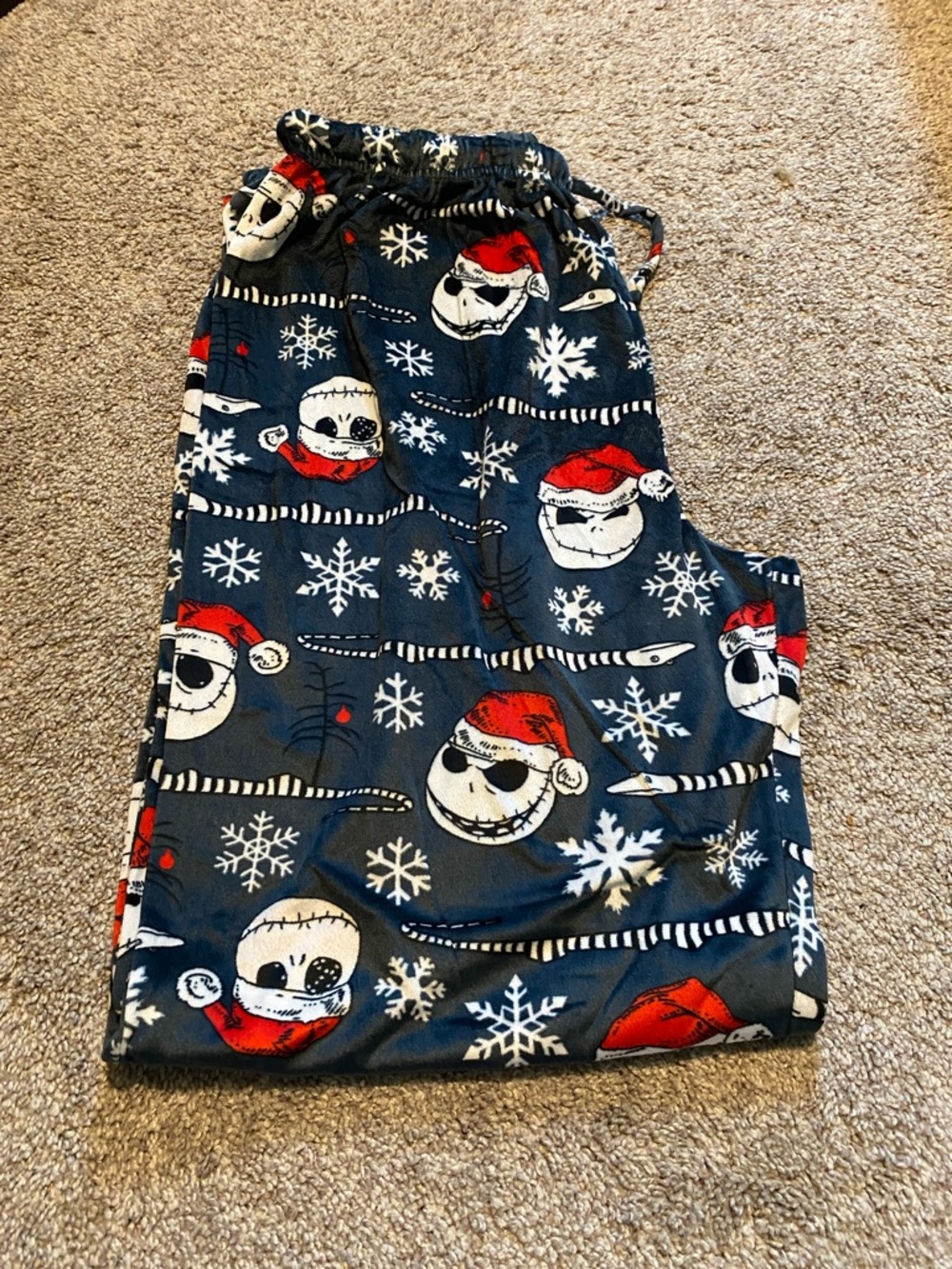 MenNavy Blue Holiday Pajama Pants - JACK THE PUMPKIN KING
